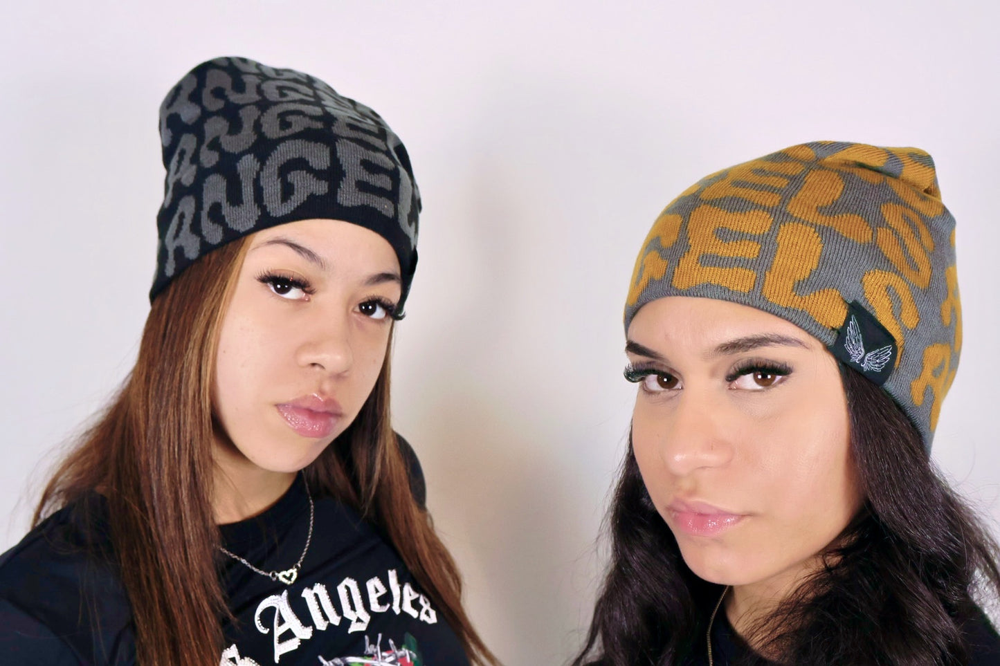 Angels satin lined beanies